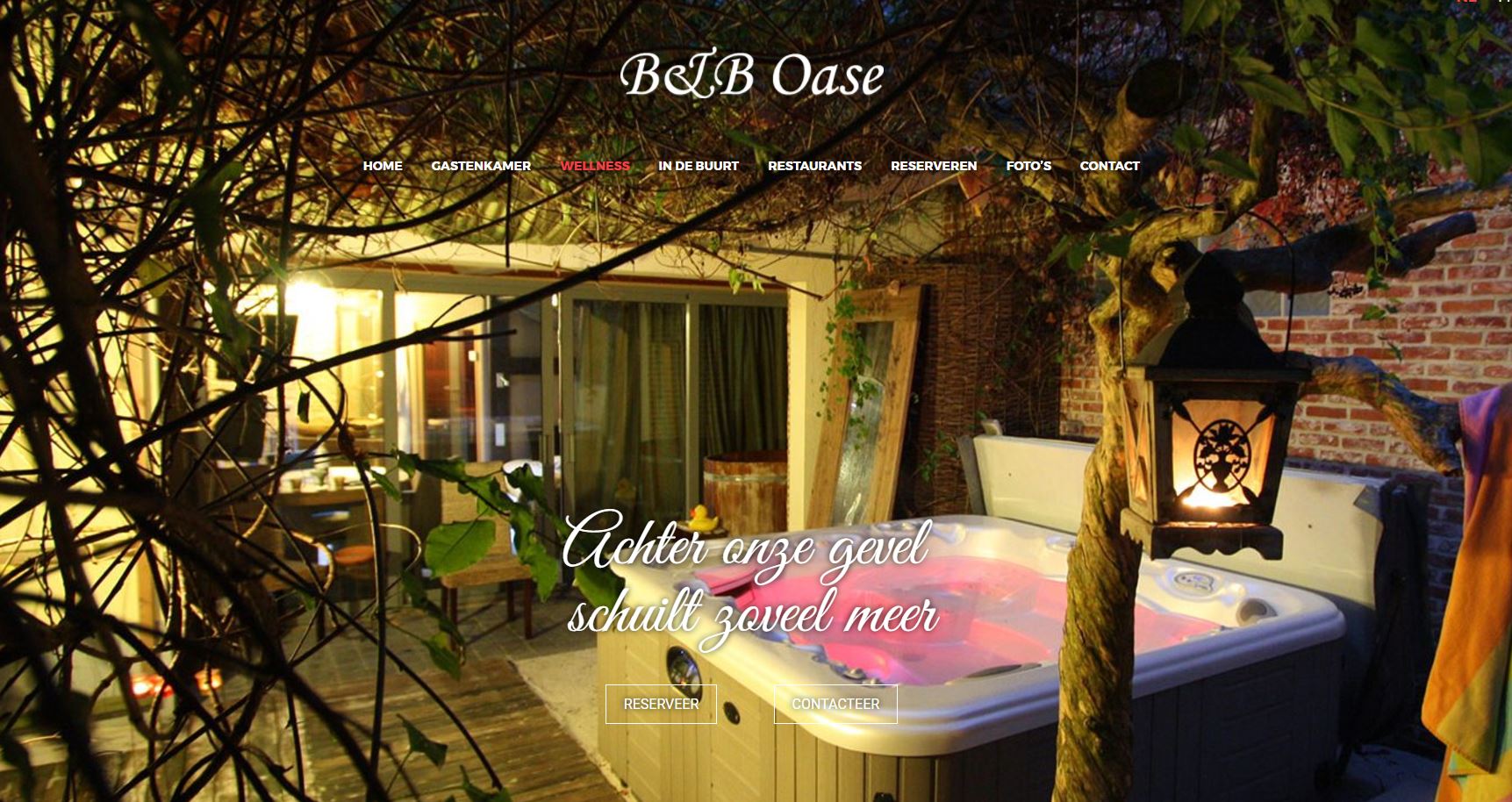 B&B Oase MAlderen website